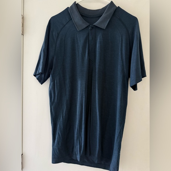 lululemon athletica Navy Polo Shirt - Picture 1 of 2